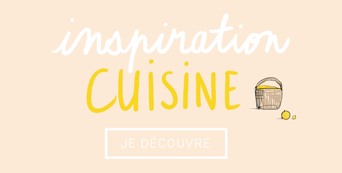 Illustration, graphisme, design graphique web pour le site e-commerce d'équipement de cuisine Cuisissimo par Margot Changeon