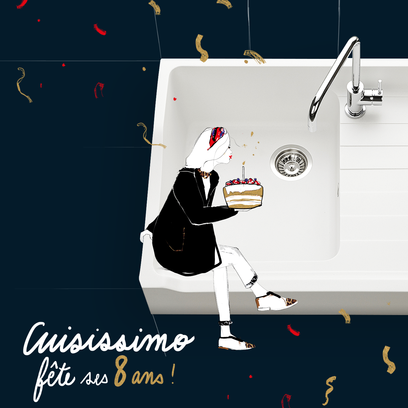 Illustration, graphisme, design graphique web pour le site e-commerce d'équipement de cuisine Cuisissimo par Margot Changeon Illustration, graphisme, design graphique web pour le site e-commerce d'équipement de cuisine Cuisissimo par Margot Changeon