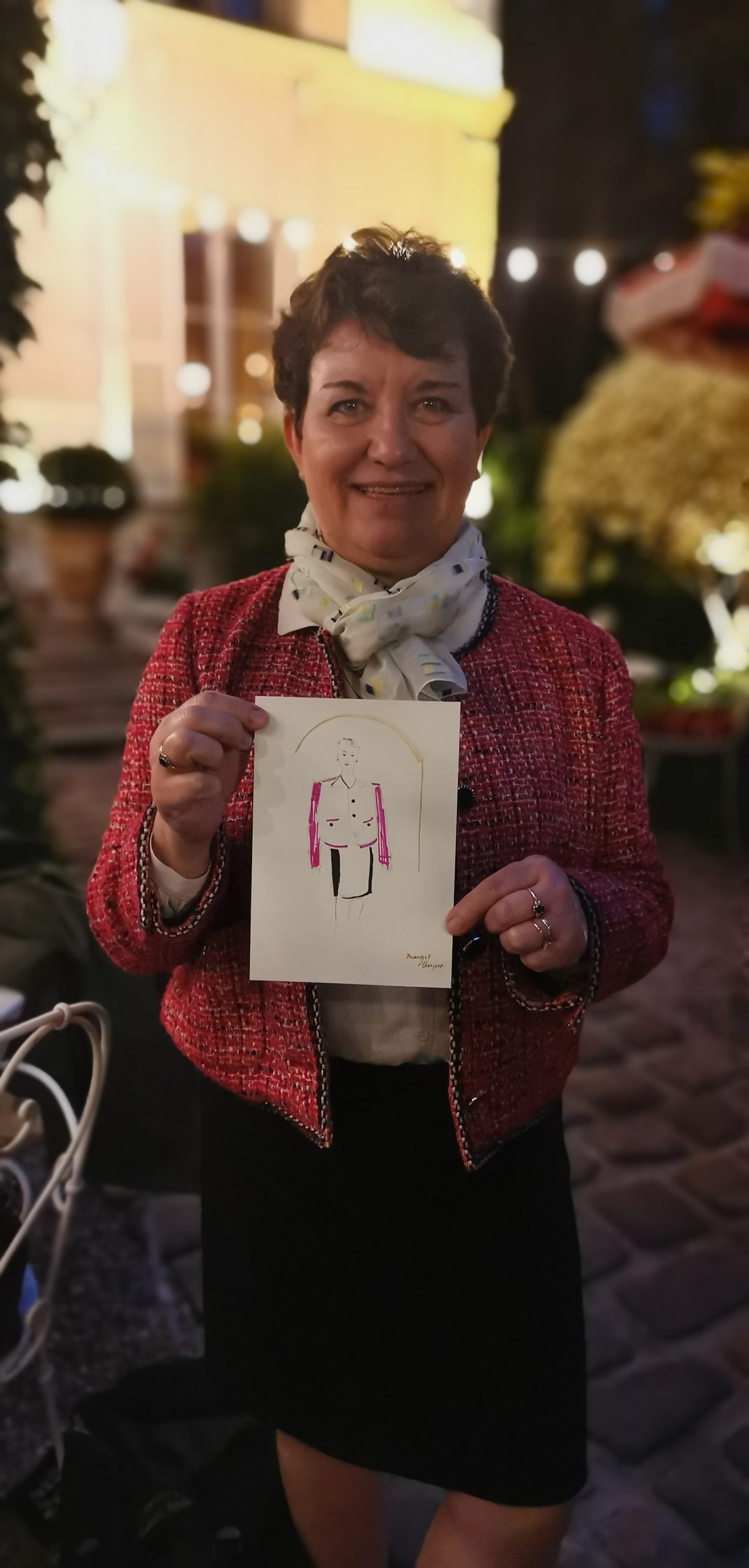 Live sketching, live drawing à l'Hôtel Particulier Montmartre par Margot Changeon