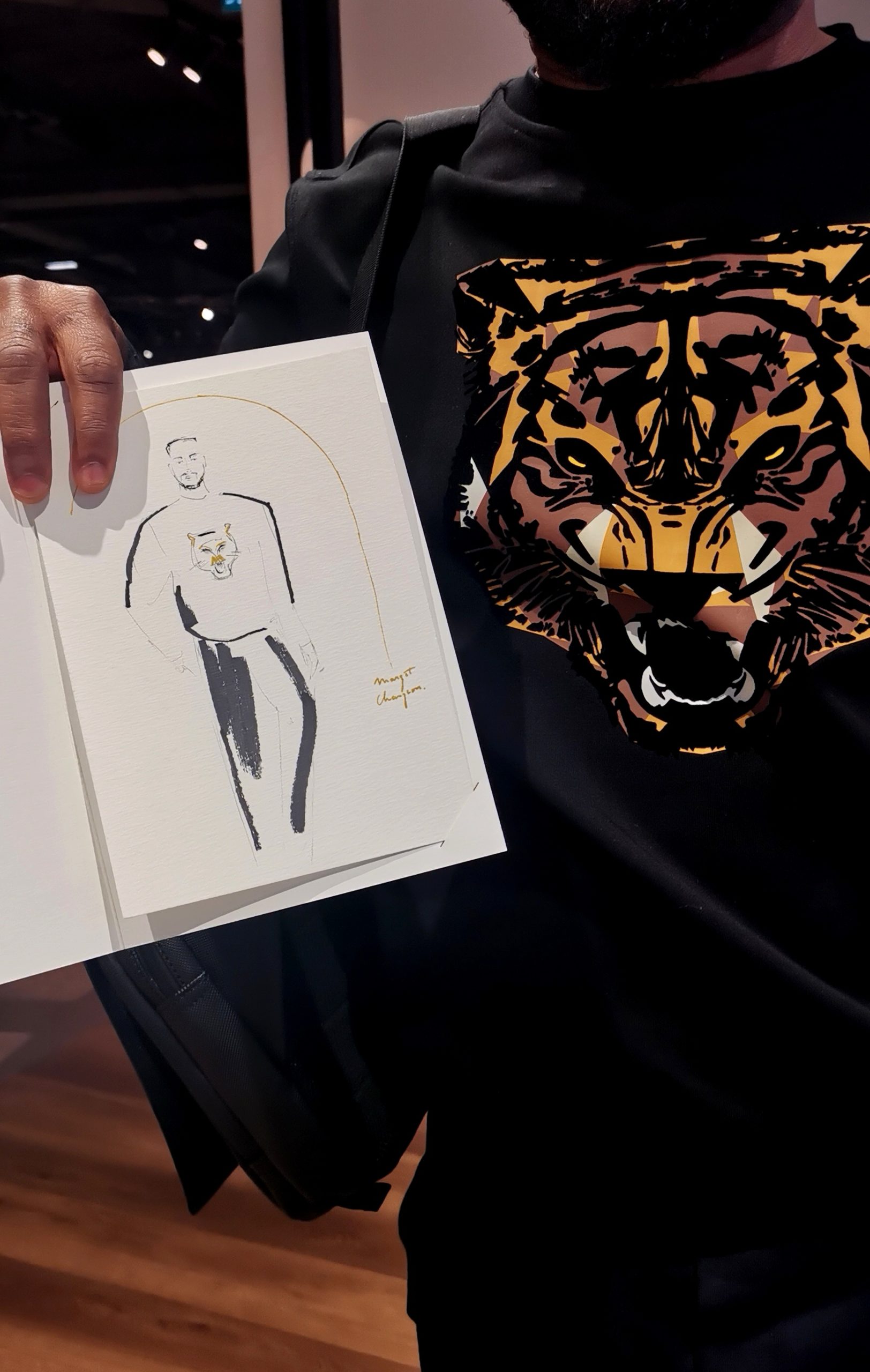 Giorgio Armani, fashion live sketching Giorgio Armani par Margot Changeon Giorgio Armani, fashion live sketching Giorgio Armani par Margot Changeon