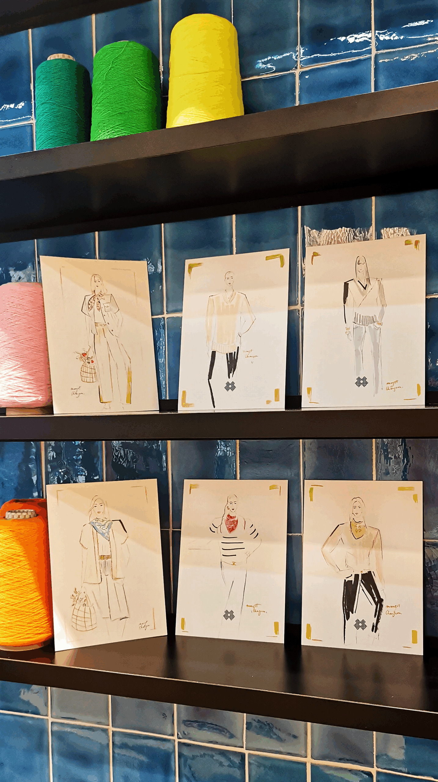 Kujten - Live fashion sketching by Margot Changeon Kujten - Live fashion sketching by Margot Changeon