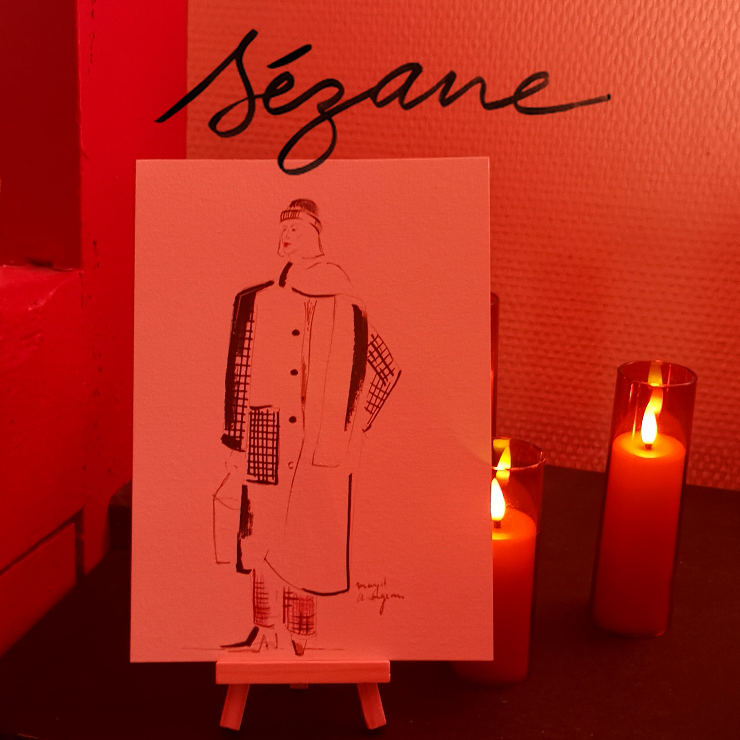 SÉZANE • live drawing