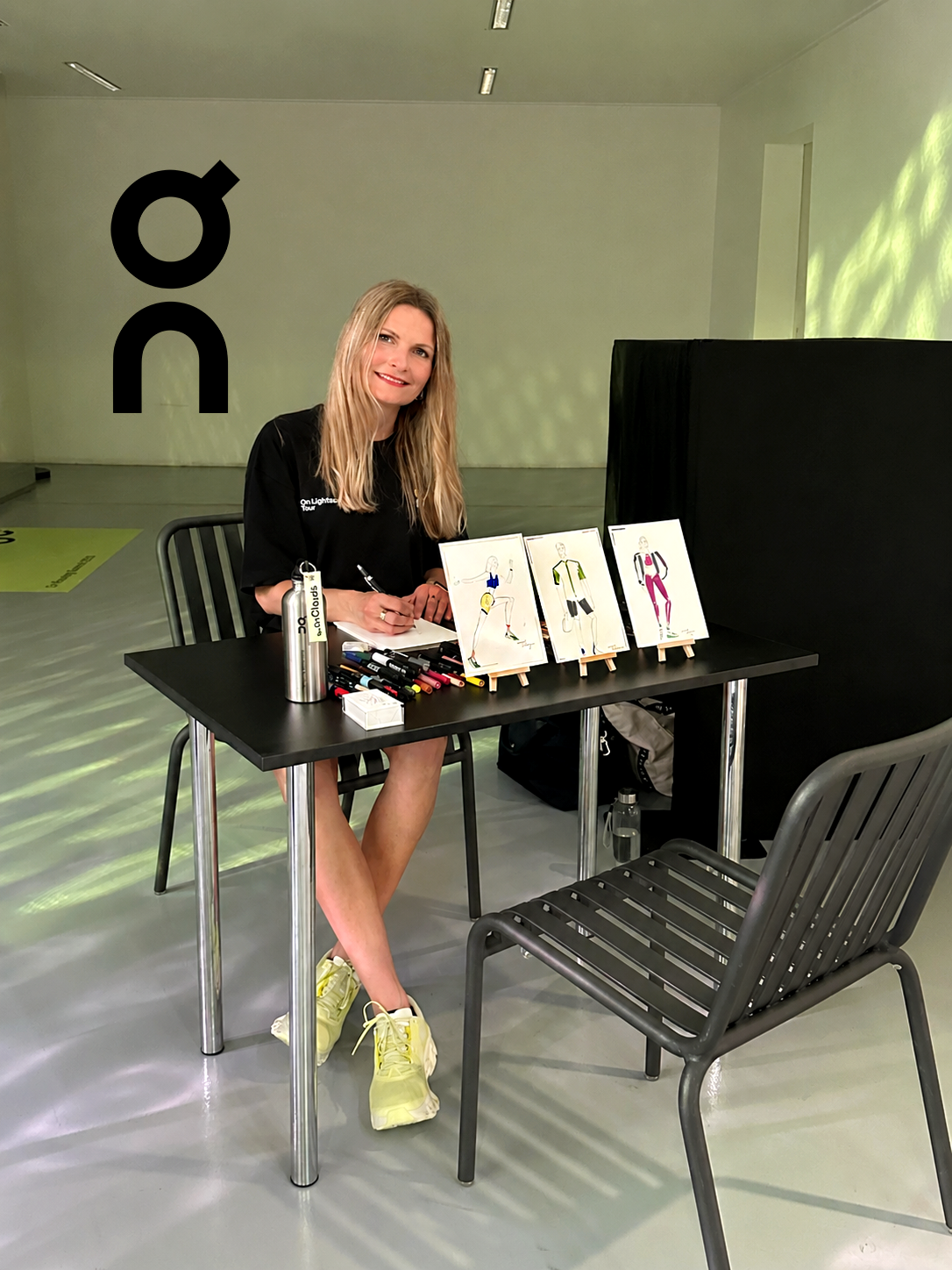 ON Running – Live drawing sport