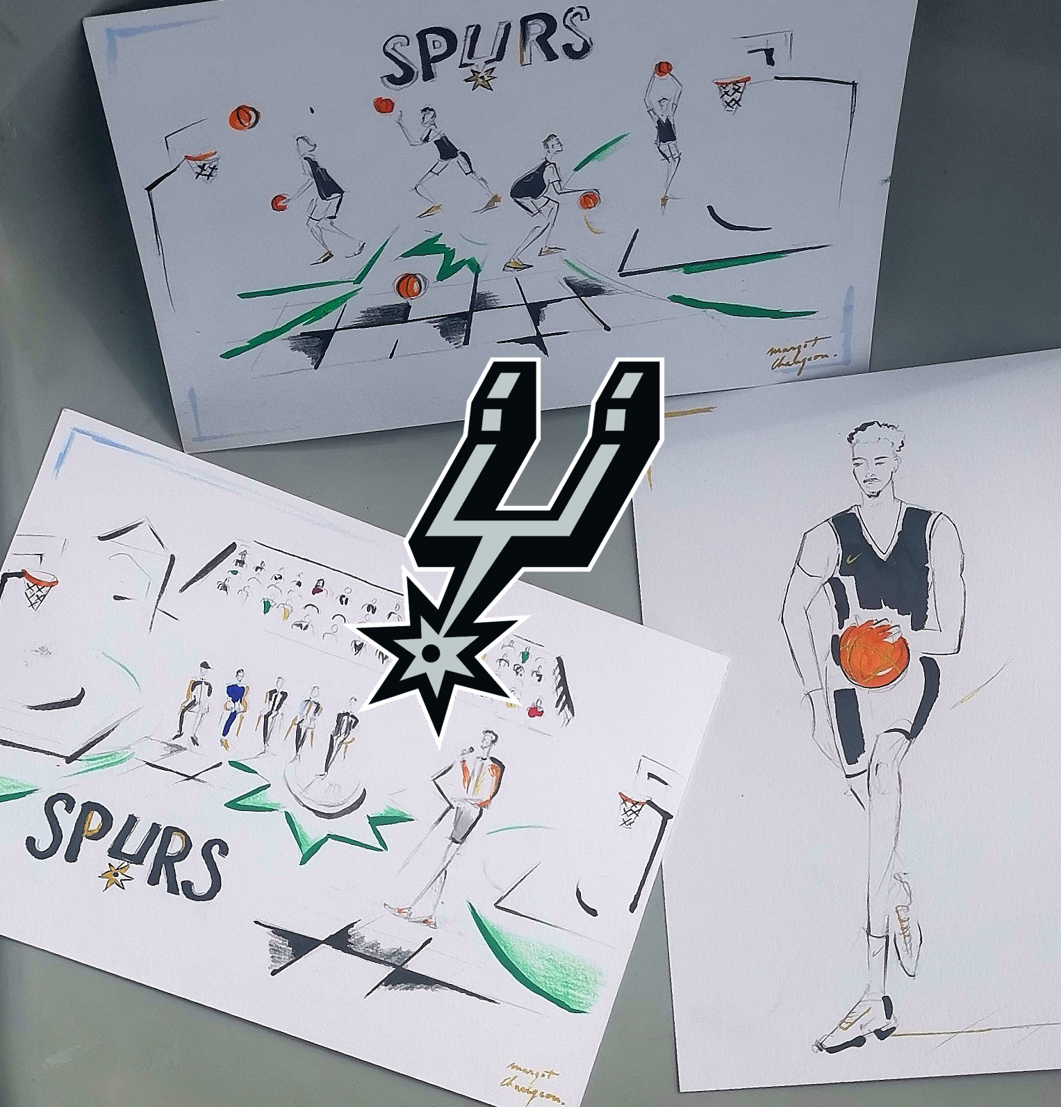 Wemby Spurs • Live drawing sport